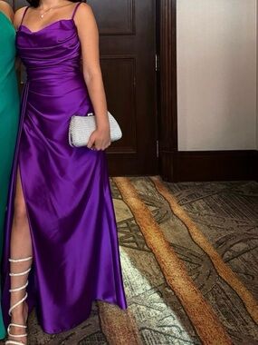 Turkish Tailored Purple Dress
